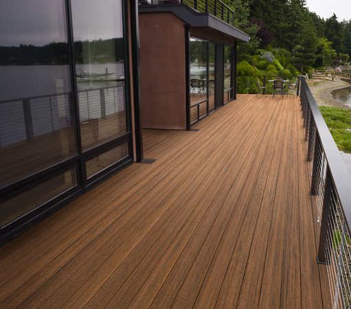 The latest technology in composite decking